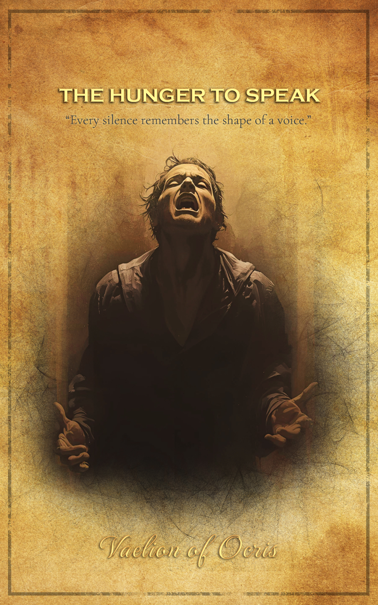 Book III of The Witness Cycle (Pilot Edition) Every silence remembers the shape of a voice.